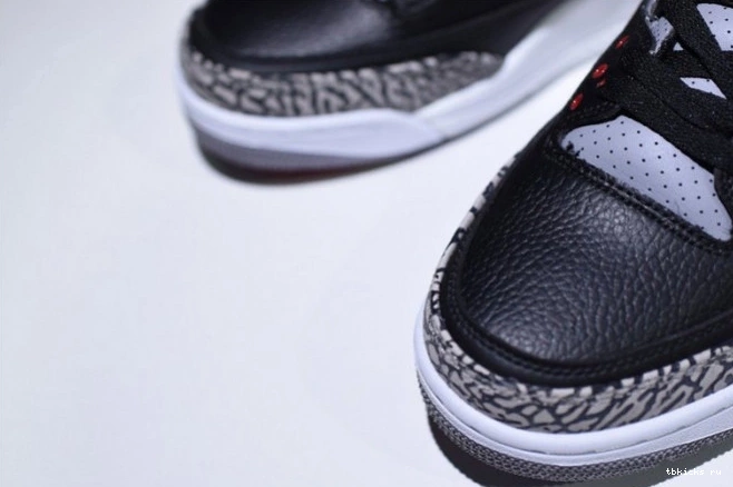 Reps TB Jordan 3 854262-001 Air Cement Black 0813